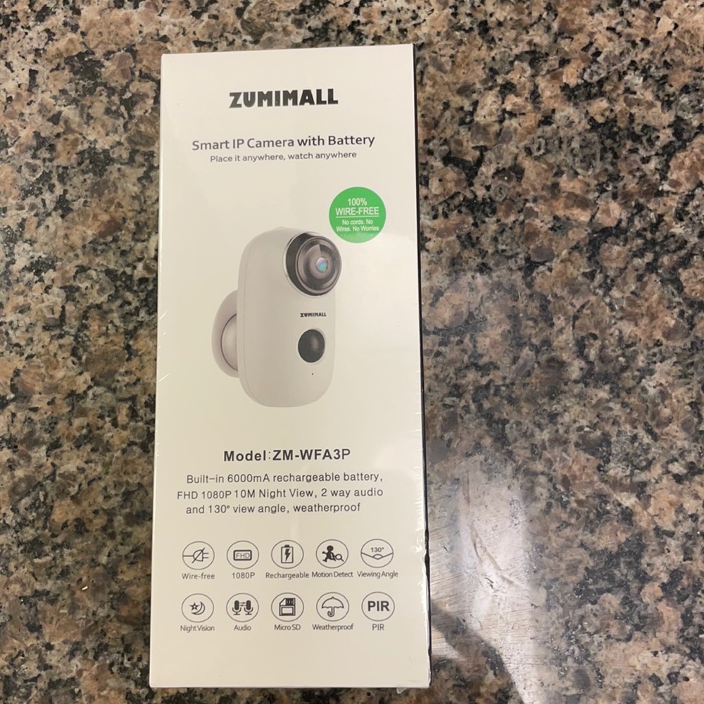 Zumimall Smart IP Camera with Battery